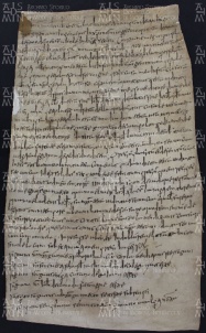 14 A.5.XVr, Acquisto fatto da Lumperto di un pezzo di terra vendutogli da Guriperto, [843, apr. 13-19]